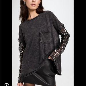 Free people Celine tee size medium